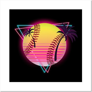 Retro Aesthetic Baseball Posters and Art